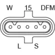 BOSCH 1 986 A01 027 - Alternateur