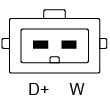 BOSCH 1 986 A01 557 - Alternateur