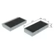 BOSCH 1 987 435 618 - Filtre, air de l'habitacle