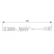 BOSCH 1 987 473 007 - Contact d'avertissement, usure des plaquettes de frein
