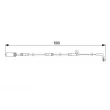 BOSCH 1 987 473 046 - Contact d'avertissement, usure des plaquettes de frein