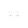 BOSCH 1 987 474 014 - Kit d'accessoires, plaquette de frein à disque