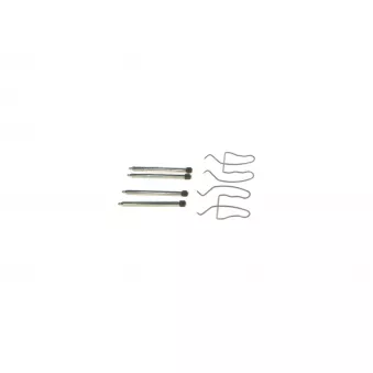 Kit d'accessoires, plaquette de frein à disque BOSCH 1 987 474 028 pour MITSUBISHI COLT 1.4 D - 50cv