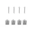 BOSCH 1 987 474 034 - Kit d'accessoires, plaquette de frein à disque