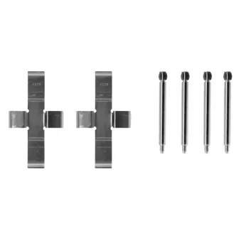 BOSCH 1 987 474 055 - Kit d'accessoires, plaquette de frein à disque