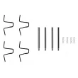 BOSCH 1 987 474 062 - Kit d'accessoires, plaquette de frein à disque