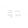BOSCH 1 987 474 062 - Kit d'accessoires, plaquette de frein à disque