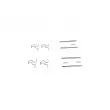 BOSCH 1 987 474 062 - Kit d'accessoires, plaquette de frein à disque