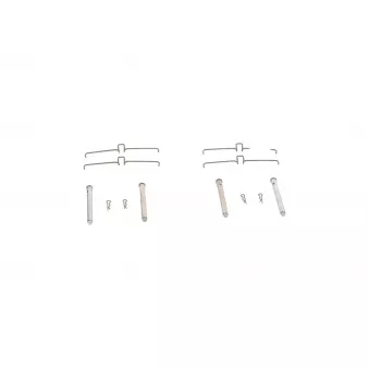 Kit d'accessoires, plaquette de frein à disque BOSCH 1 987 474 092