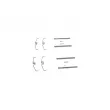 BOSCH 1 987 474 092 - Kit d'accessoires, plaquette de frein à disque