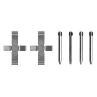 BOSCH 1 987 474 100 - Kit d'accessoires, plaquette de frein à disque