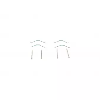 BOSCH 1 987 474 210 - Kit d'accessoires, plaquette de frein à disque
