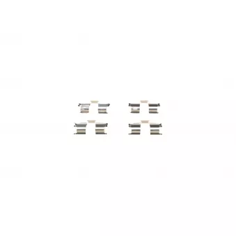 Kit d'accessoires, plaquette de frein à disque BOSCH 1 987 474 281