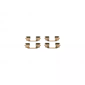 Kit d'accessoires, plaquette de frein à disque BOSCH 1 987 474 310