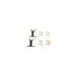BOSCH 1 987 474 329 - Kit d'accessoires, plaquette de frein à disque