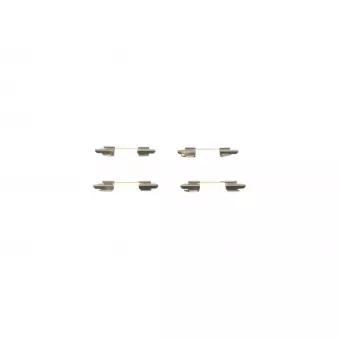 Kit d'accessoires, plaquette de frein à disque BOSCH 1 987 474 377