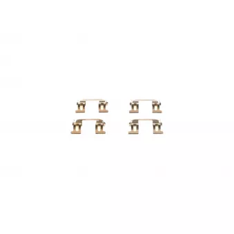 BOSCH 1 987 474 388 - Kit d'accessoires, plaquette de frein à disque