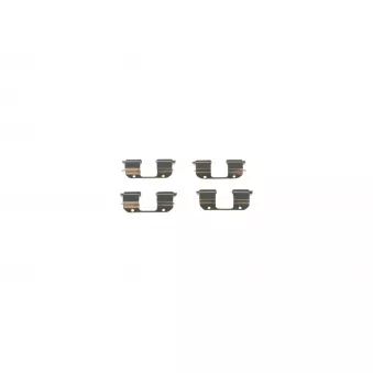 BOSCH 1 987 474 393 - Kit d'accessoires, plaquette de frein à disque