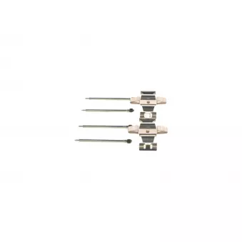 Kit d'accessoires, plaquette de frein à disque BOSCH 1 987 474 411 pour DODGE CALIBER 280 - 231cv