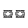 BOSCH 1 987 474 417 - Kit d'accessoires, plaquette de frein à disque