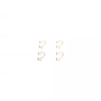 Kit d'accessoires, plaquette de frein à disque BOSCH 1 987 474 429