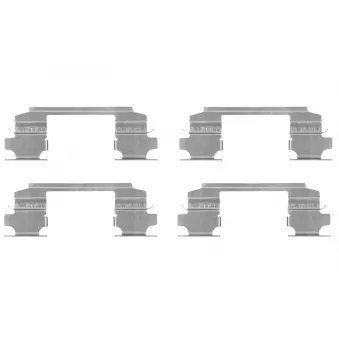 BOSCH 1 987 474 436 - Kit d'accessoires, plaquette de frein à disque