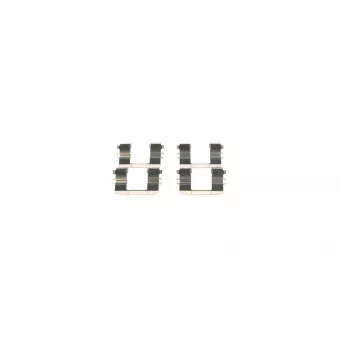 Kit d'accessoires, plaquette de frein à disque BOSCH 1 987 474 444