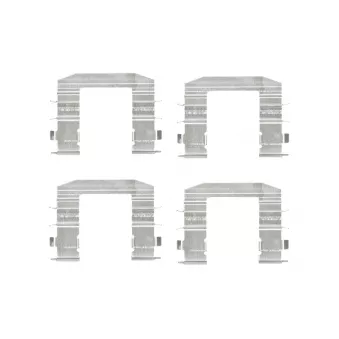 Kit d'accessoires, plaquette de frein à disque BOSCH 1 987 474 447 pour HYUNDAI I30 2.0 CRDi - 140cv