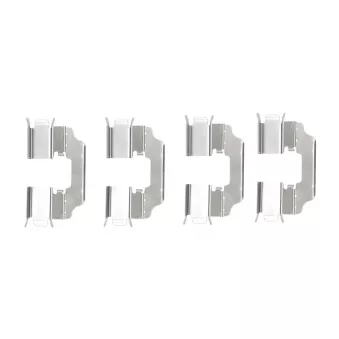 Kit d'accessoires, plaquette de frein à disque BOSCH 1 987 474 478