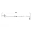 BOSCH 1 987 474 489 - Contact d'avertissement, usure des plaquettes de frein