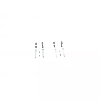 BOSCH 1 987 474 603 - Kit d'accessoires, plaquette de frein à disque