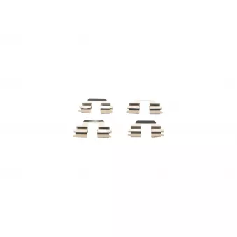 BOSCH 1 987 474 712 - Kit d'accessoires, plaquette de frein à disque