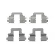 BOSCH 1 987 474 712 - Kit d'accessoires, plaquette de frein à disque