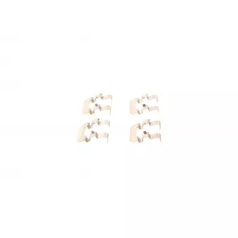 Kit d'accessoires, plaquette de frein à disque BOSCH 1 987 474 713