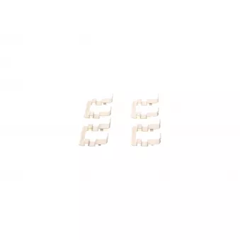 Kit d'accessoires, plaquette de frein à disque BOSCH 1 987 474 718