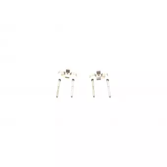 BOSCH 1 987 474 744 - Kit d'accessoires, plaquette de frein à disque