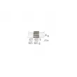 BOSCH 1 987 475 168 - Kit d'accessoires, mâchoire de frein