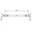 BOSCH 1 987 476 083 - Flexible de frein