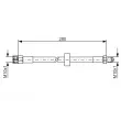 BOSCH 1 987 476 117 - Flexible de frein