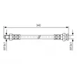BOSCH 1 987 476 121 - Flexible de frein