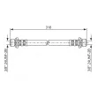 BOSCH 1 987 476 165 - Flexible de frein