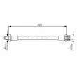 BOSCH 1 987 476 244 - Flexible de frein