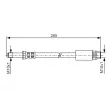 BOSCH 1 987 476 359 - Flexible de frein