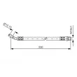 BOSCH 1 987 476 365 - Flexible de frein