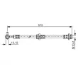 BOSCH 1 987 476 376 - Flexible de frein
