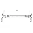 BOSCH 1 987 476 458 - Flexible de frein