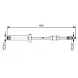 BOSCH 1 987 476 462 - Flexible de frein