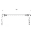 BOSCH 1 987 476 475 - Flexible de frein