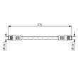 BOSCH 1 987 476 493 - Flexible de frein