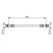 BOSCH 1 987 476 517 - Flexible de frein